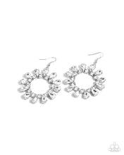 Load image into Gallery viewer, Wreathed Wish White Earrings