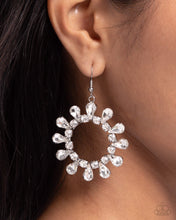 Load image into Gallery viewer, Wreathed Wish White Earrings