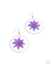Load image into Gallery viewer, Dancing Daydream Purple Earrings