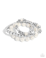 Load image into Gallery viewer, Fair Florals White Bracelet