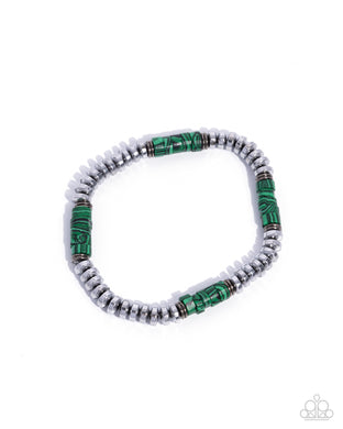 Marbled Mecca Green Men’s Bracelet