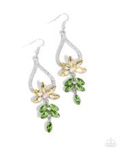 Load image into Gallery viewer, Floral Fuss Yellow Earrings