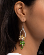 Load image into Gallery viewer, Floral Fuss Yellow Earrings