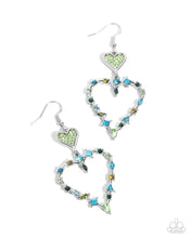 Load image into Gallery viewer, Parallel Passion Green Earrings