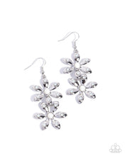 Load image into Gallery viewer, Fabulous Florals White Earrings