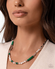 Load image into Gallery viewer, Wholesome Wanderlust Green Necklace