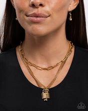 Load image into Gallery viewer, LOCKS of Luck Gold Necklace