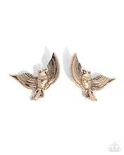 Load image into Gallery viewer, Bird of PLAY Gold Earrings