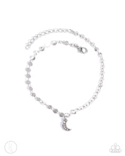 Load image into Gallery viewer, Crescent Chic Silver Anklet