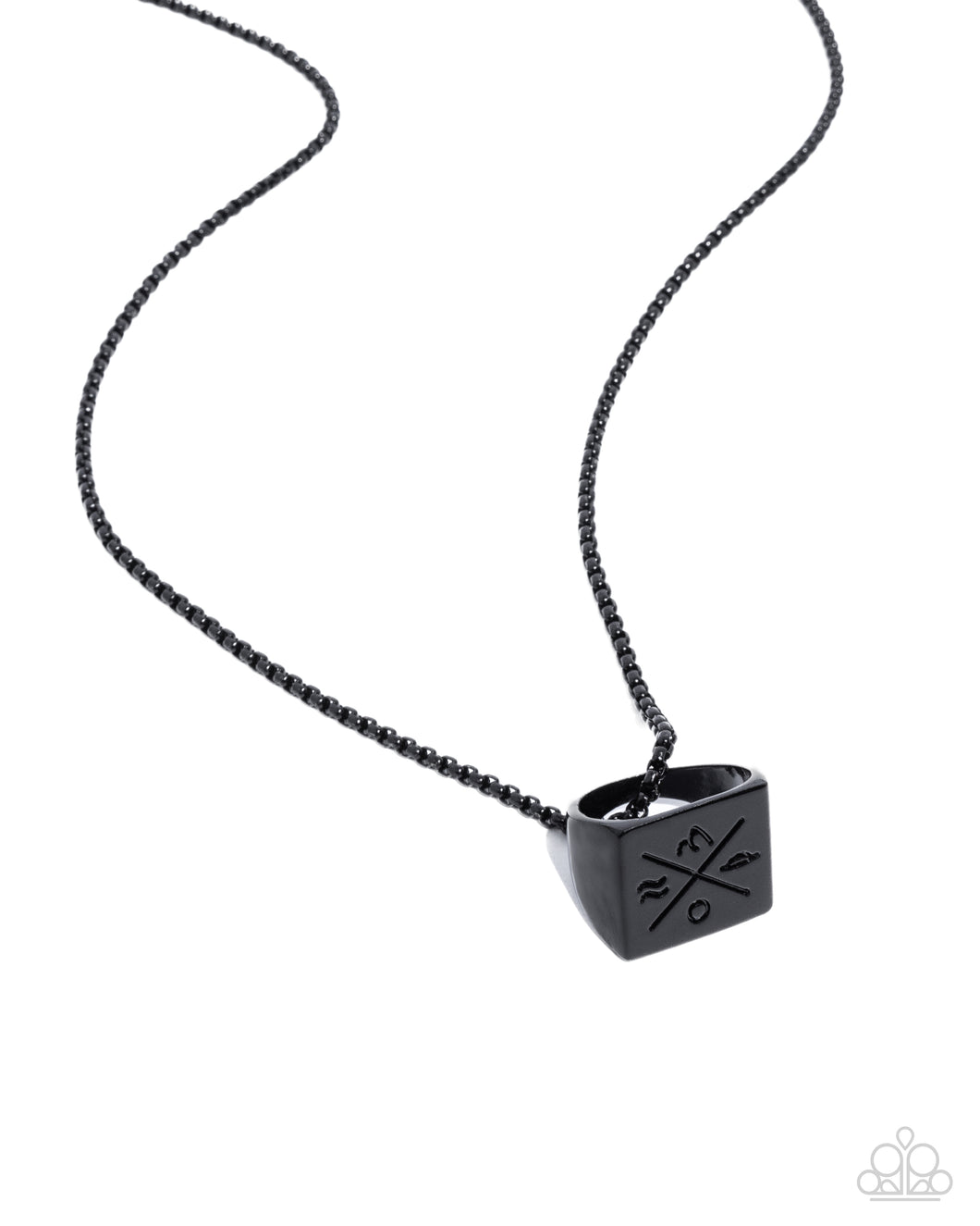 City Chase Black Men’s Necklace