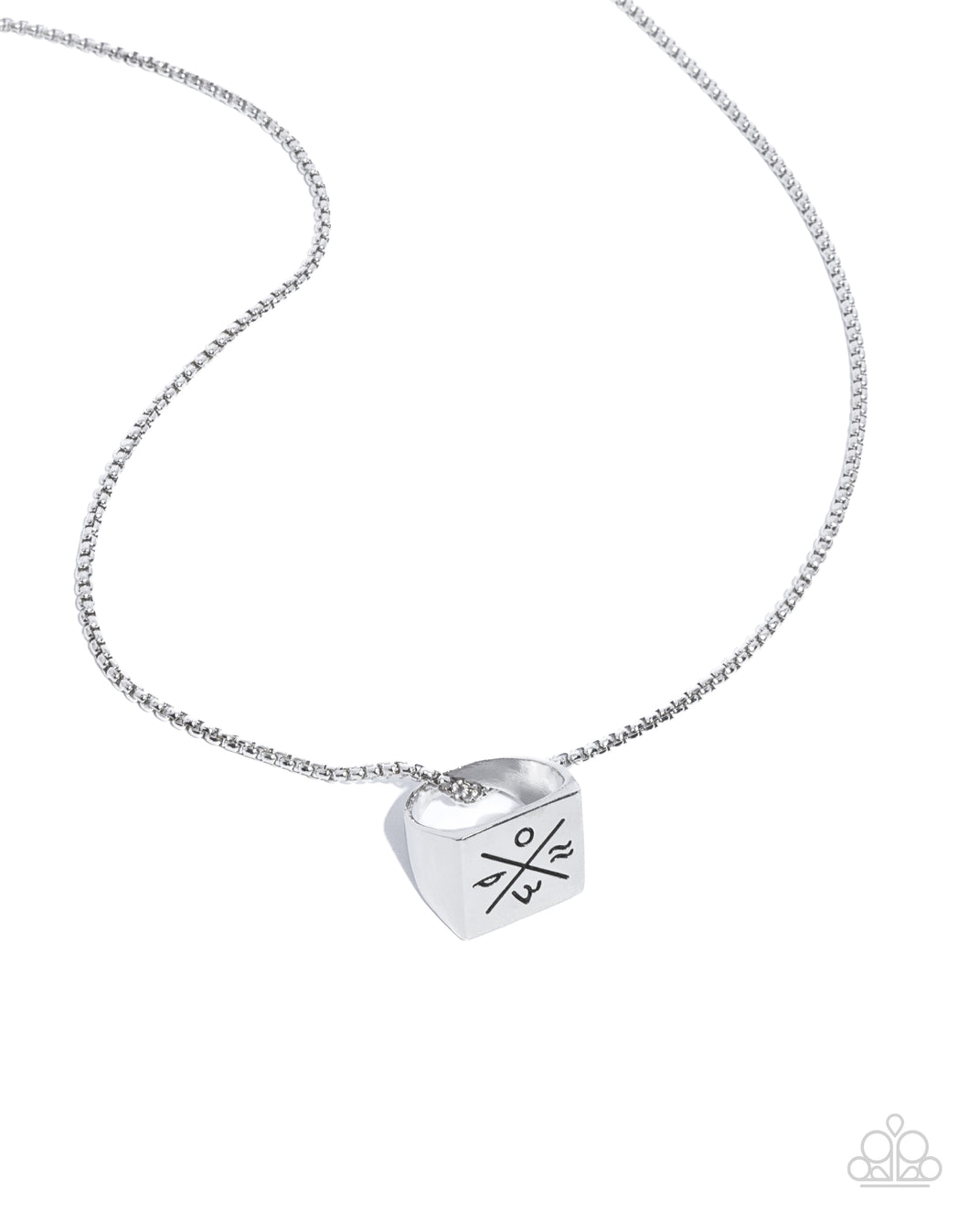City Chase Silver Men’s Necklace