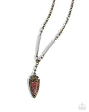 Load image into Gallery viewer, Coarse Change Red Necklace
