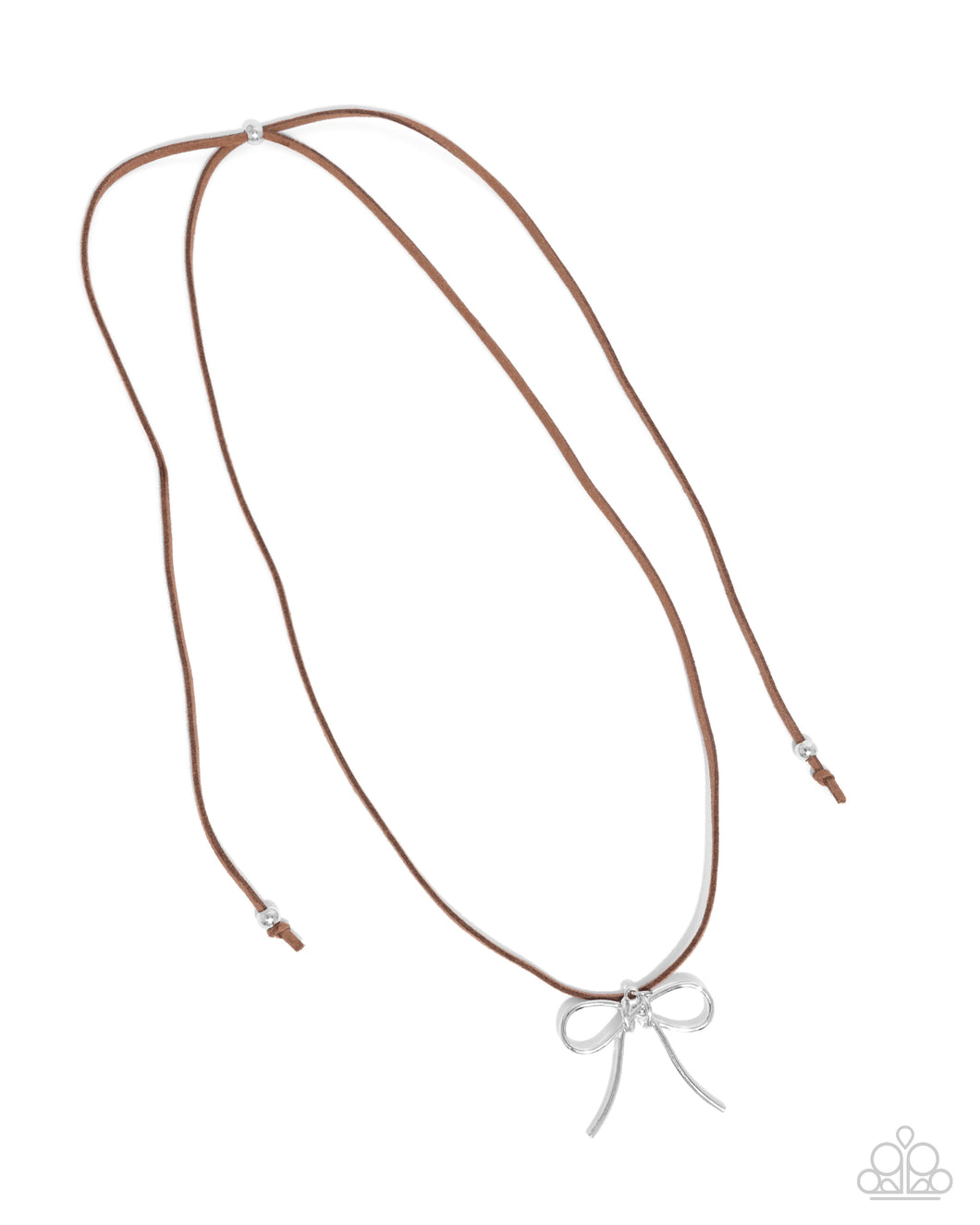 Bolo Bow Brown Necklace
