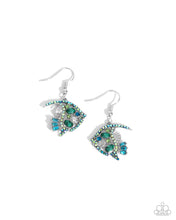 Load image into Gallery viewer, Fancy Free Fish Green Earrings