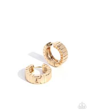 BOLD Up! Gold Hoop Earrings