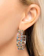 Load image into Gallery viewer, Bridging Brilliance Multi Hoop Earrings