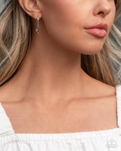 Load image into Gallery viewer, Paramount Paperclips Silver Hinged Hoop Earrings