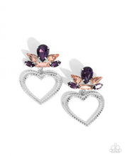 Load image into Gallery viewer, Pushing Perfection Purple Earrings