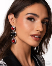 Load image into Gallery viewer, Entertaining the Thought Red Earrings