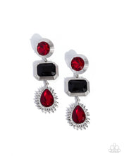 Load image into Gallery viewer, Entertaining the Thought Red Earrings