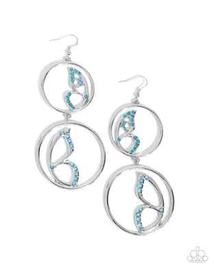 Admittedly Aerial Blue Earrings