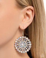 Load image into Gallery viewer, Wreathed Wonderland Blue Earrings