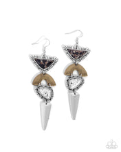 Load image into Gallery viewer, Shape Shifting Stones Black Earrings