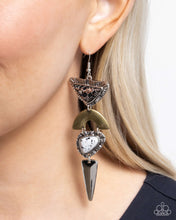 Load image into Gallery viewer, Shape Shifting Stones Black Earrings
