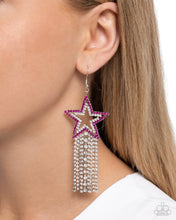 Load image into Gallery viewer, Sunset Superstar Pink Earrings
