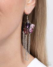 Load image into Gallery viewer, Decadent Distance Purple Earrings