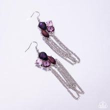 Load image into Gallery viewer, Decadent Distance Purple Earrings