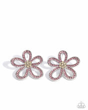 Load image into Gallery viewer, Blooming Belle Pink Post Earring