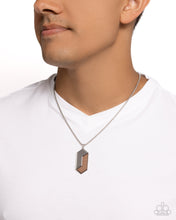 Load image into Gallery viewer, WOODWORK Study Silver Men’s Necklace