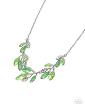Load image into Gallery viewer, Lyrical Leaves Green Necklace