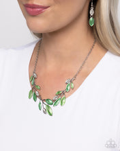 Load image into Gallery viewer, Lyrical Leaves Green Necklace