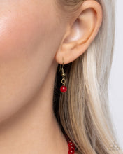 Load image into Gallery viewer, Tasteful Trimming Red Necklace