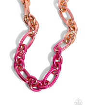 Load image into Gallery viewer, Nuanced Nightlife Pink Necklace