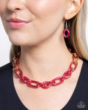 Load image into Gallery viewer, Nuanced Nightlife Pink Necklace