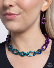Load image into Gallery viewer, Nuanced Nightlife Purple Necklace