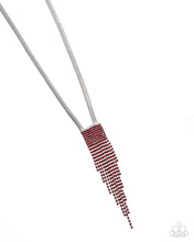 Load image into Gallery viewer, Straighten Up Red Necklace