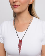Load image into Gallery viewer, Straighten Up Red Necklace