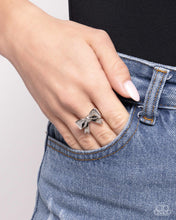 Load image into Gallery viewer, Becoming Brilliant Silver Skinny Band Ring