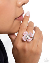 Load image into Gallery viewer, Unmatched Elegance Pink Skinny Band Ring