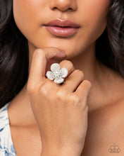 Load image into Gallery viewer, Unmatched Elegance White Skinny Band Ring