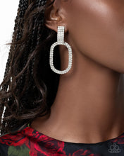 Load image into Gallery viewer, Guarded Glitz White Earrings