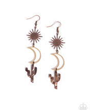 Load image into Gallery viewer, Wishfully Western Copper Earrings