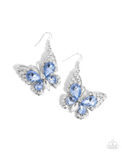 Load image into Gallery viewer, Teardrop Takeoff Blue Earrings