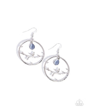 Load image into Gallery viewer, Picturesque Scene Blue Earrings