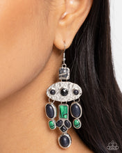 Load image into Gallery viewer, Inspired Interval Black Earrings