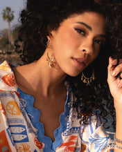 Load image into Gallery viewer, Coastal Conversation Gold Earrings